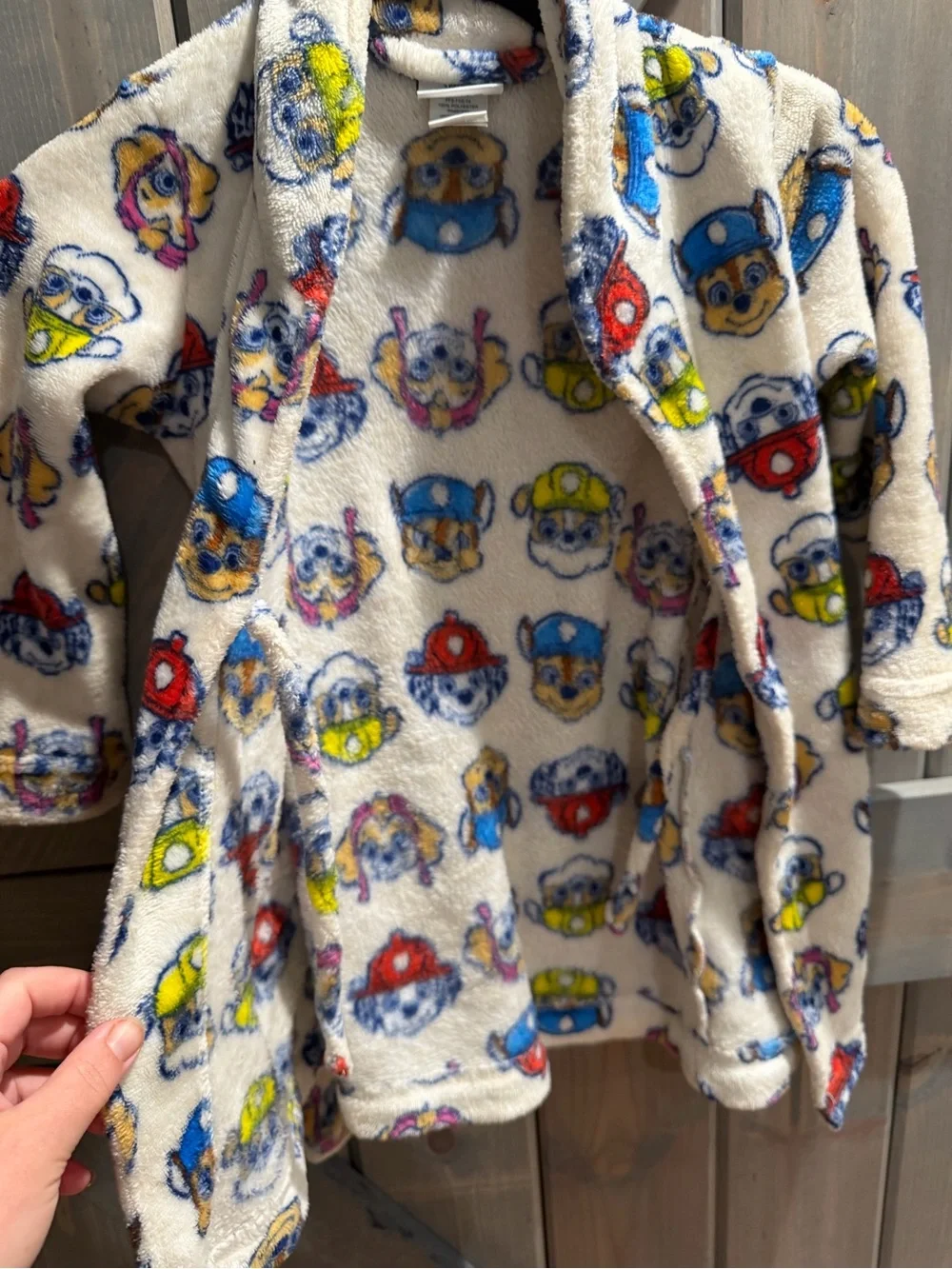 Nickelodeon Paw Patrol Plush Fleece Robe Size 4T